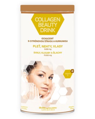 COLLAGEN BEAUTY DRINK z sokiem z cytryny i kurkumą