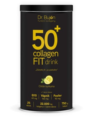 COLLAGEN 50+ FIT DRINK z sokiem z cytryny i kurkumą